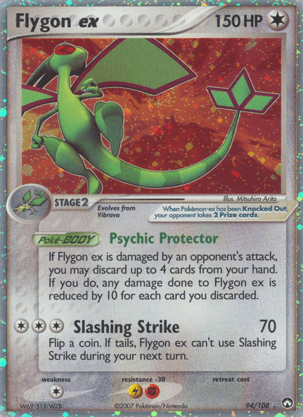 Carta Flygon ex 94/108 do set Power Keepers — Pokémon TCG | Bynx