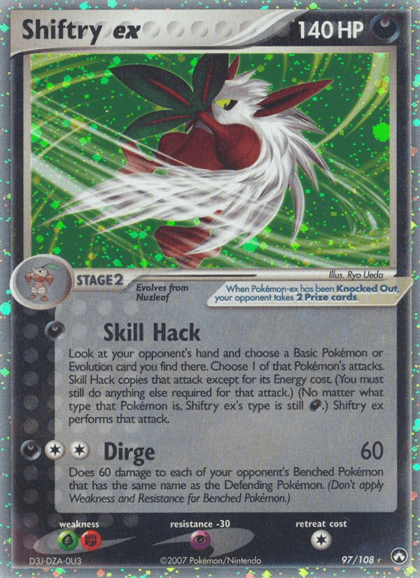 Carta Shiftry ex 97/108 do set Power Keepers — Pokémon TCG | Bynx