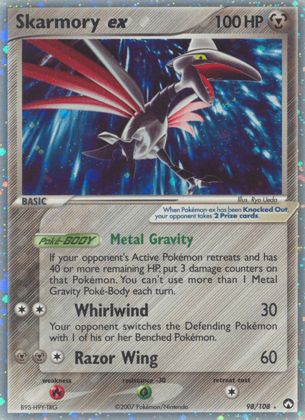 Carta Skarmory ex 98/108 do set Power Keepers — Pokémon TCG | Bynx