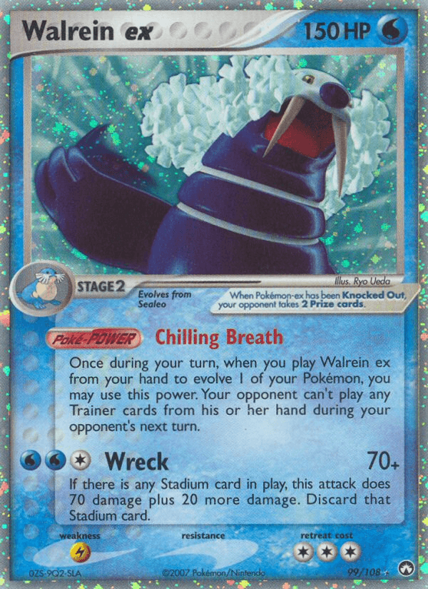 Carta Walrein ex 99/108 do set Power Keepers — Pokémon TCG | Bynx