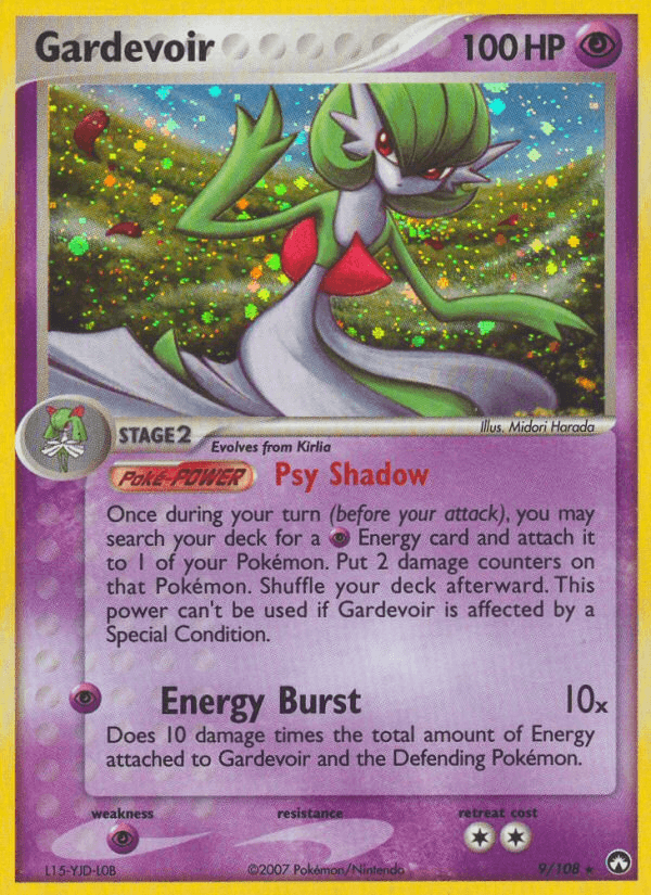 Carta Gardevoir 9/108 do set Power Keepers — Pokémon TCG | Bynx