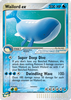 Wailord ex 100 — Sandstorm