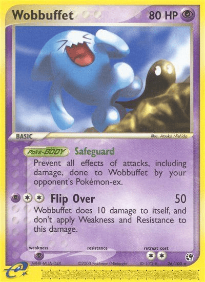 Carta Wobbuffet 26/100 do set Sandstorm — Pokémon TCG | Bynx