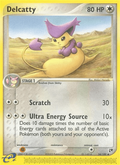 Carta Delcatty 34/100 do set Sandstorm — Pokémon TCG | Bynx