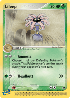 Lileep 43/100 — Sandstorm