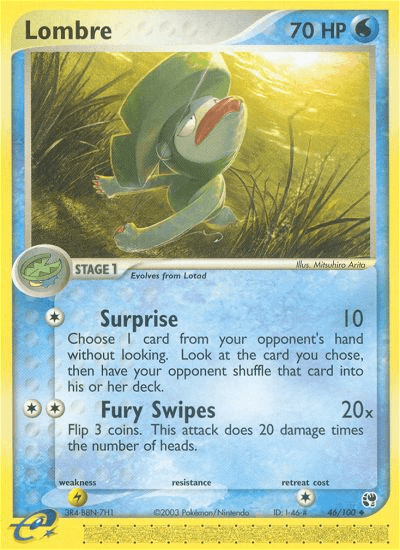 Carta Lombre 46/100 do set Sandstorm — Pokémon TCG | Bynx