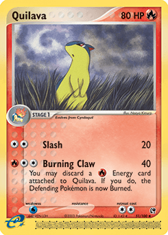 Quilava 51/100 — Sandstorm