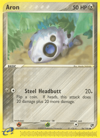 Carta Aron 56/100 do set Sandstorm — Pokémon TCG | Bynx