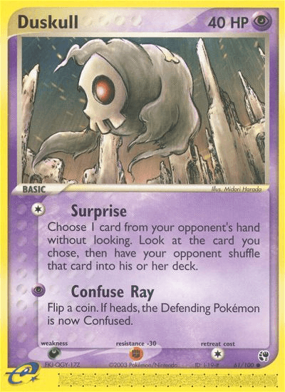 Carta Duskull 61/100 do set Sandstorm — Pokémon TCG | Bynx