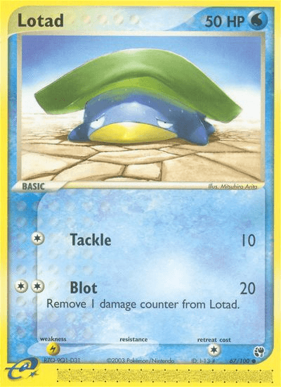 Carta Lotad 67/100 do set Sandstorm — Pokémon TCG | Bynx
