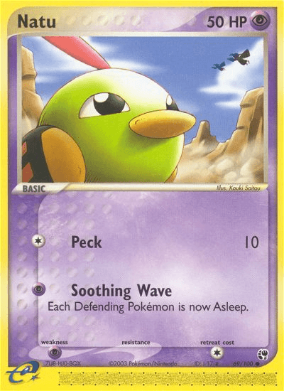 Carta Natu 69/100 do set Sandstorm — Pokémon TCG | Bynx