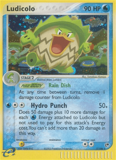 Carta Ludicolo 7/100 do set Sandstorm — Pokémon TCG | Bynx