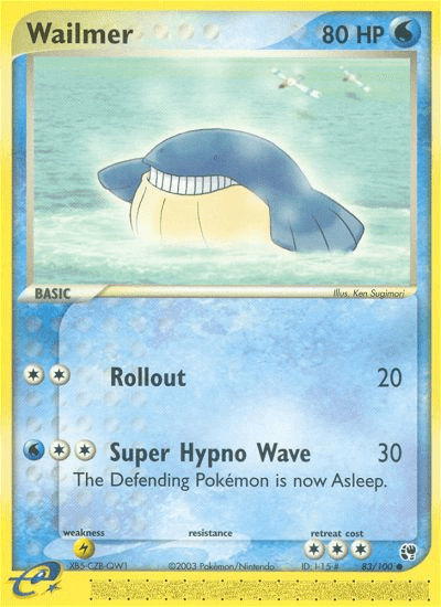 Carta Wailmer 83/100 do set Sandstorm — Pokémon TCG | Bynx