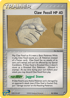 Claw Fossil 90/100 — Sandstorm