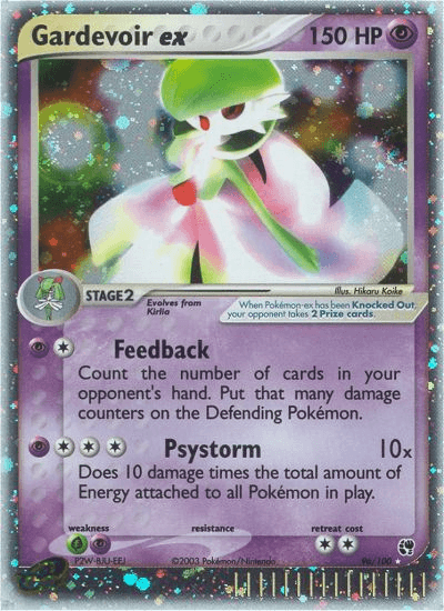 Carta Gardevoir ex 96/100 do set Sandstorm — Pokémon TCG | Bynx