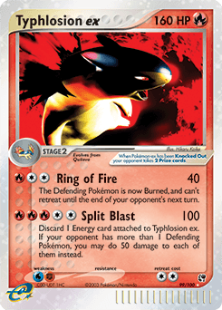 Typhlosion ex 99 — Sandstorm