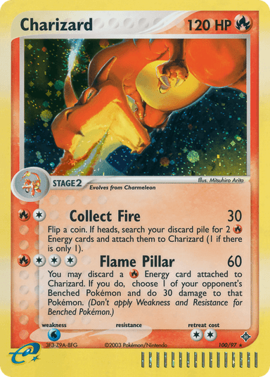 Carta Charizard 100/97 do set Dragon — Pokémon TCG | Bynx