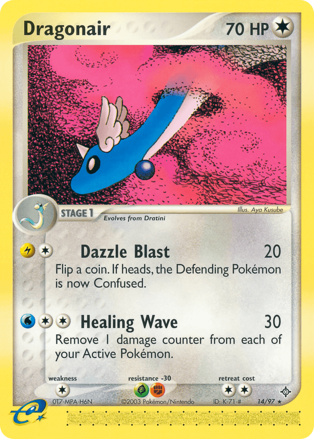 Carta Dragonair 14/97 do set Dragon — Pokémon TCG | Bynx