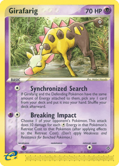 Girafarig 16 — Dragon