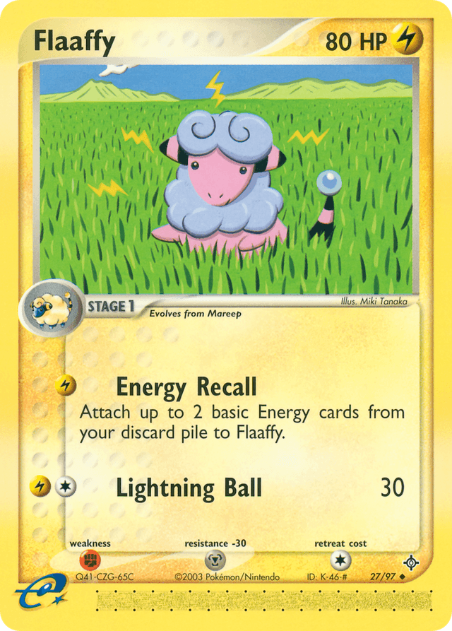 Carta Flaaffy 27/97 do set Dragon — Pokémon TCG | Bynx