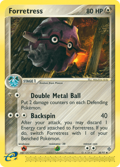 Carta Forretress 28/97 do set Dragon — Pokémon TCG | Bynx