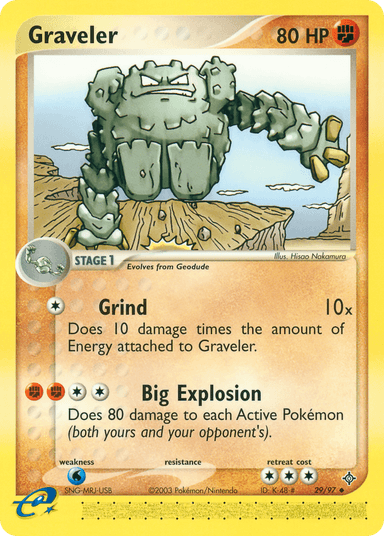 Carta Graveler 29/97 do set Dragon — Pokémon TCG | Bynx