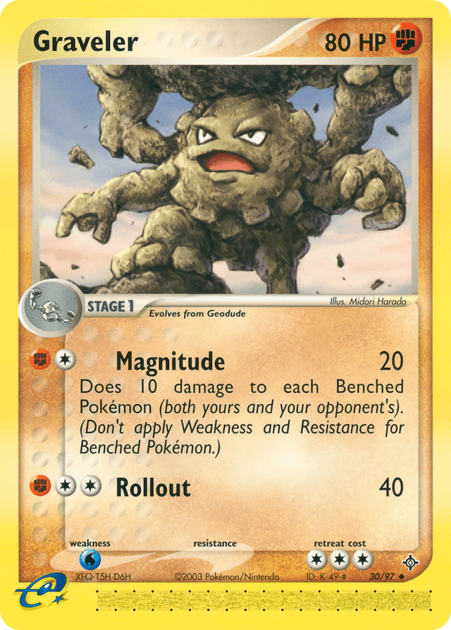 Carta Graveler 30/97 do set Dragon — Pokémon TCG | Bynx