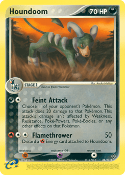 Houndoom 34 — Dragon