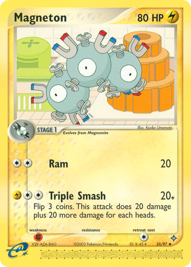 Carta Magneton 35/97 do set Dragon — Pokémon TCG | Bynx