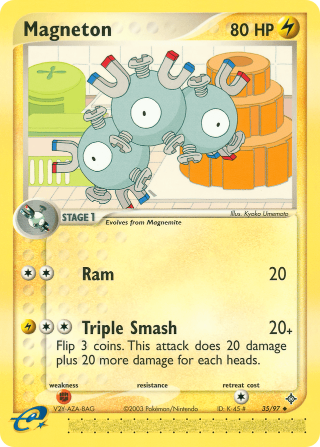 Carta Magneton 35/97 do set Dragon — Pokémon TCG | Bynx