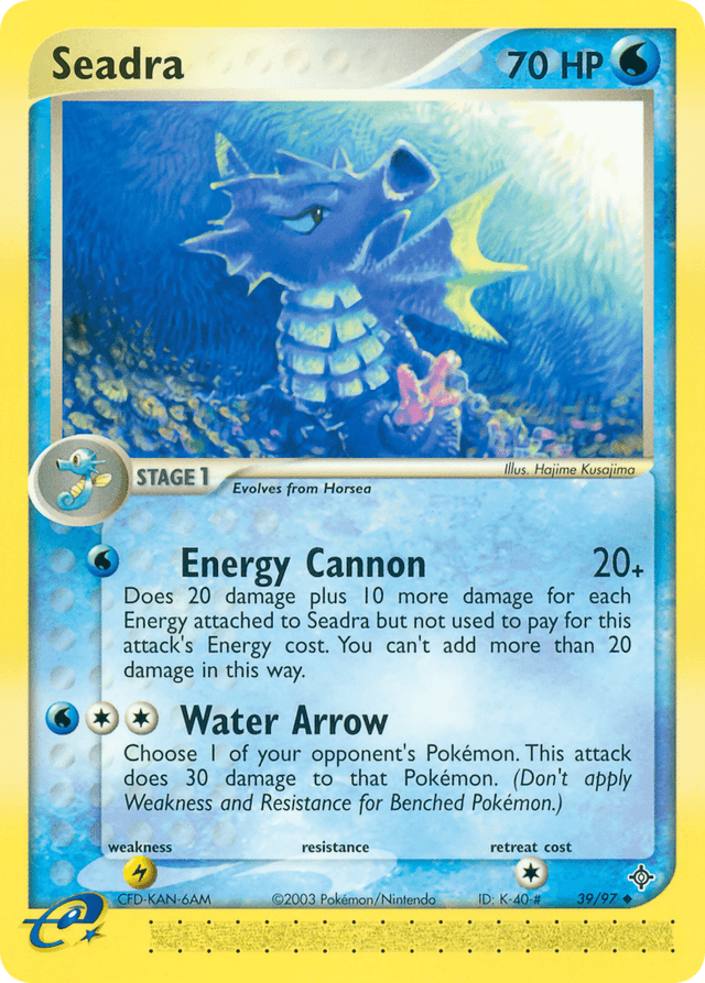 Carta Seadra 39/97 do set Dragon — Pokémon TCG | Bynx