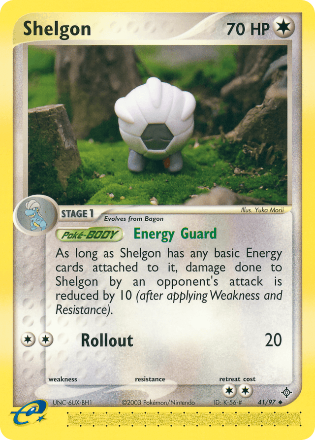 Carta Shelgon 41/97 do set Dragon — Pokémon TCG | Bynx