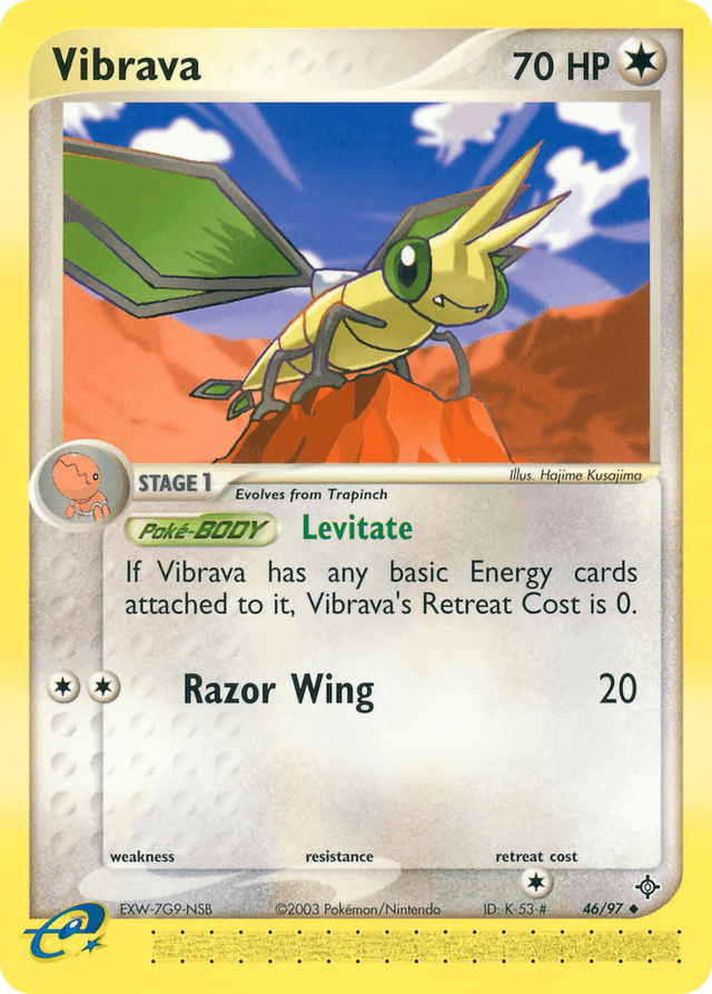 Carta Vibrava 46/97 do set Dragon — Pokémon TCG | Bynx