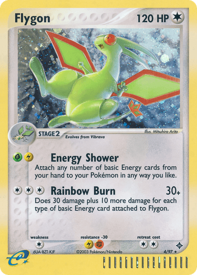 Carta Flygon 4/97 do set Dragon — Pokémon TCG | Bynx