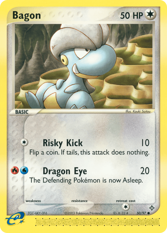 Carta Bagon 50/97 do set Dragon — Pokémon TCG | Bynx