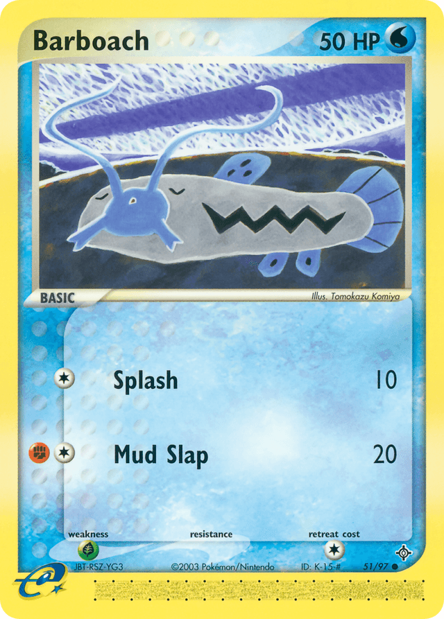 Carta Barboach 51/97 do set Dragon — Pokémon TCG | Bynx