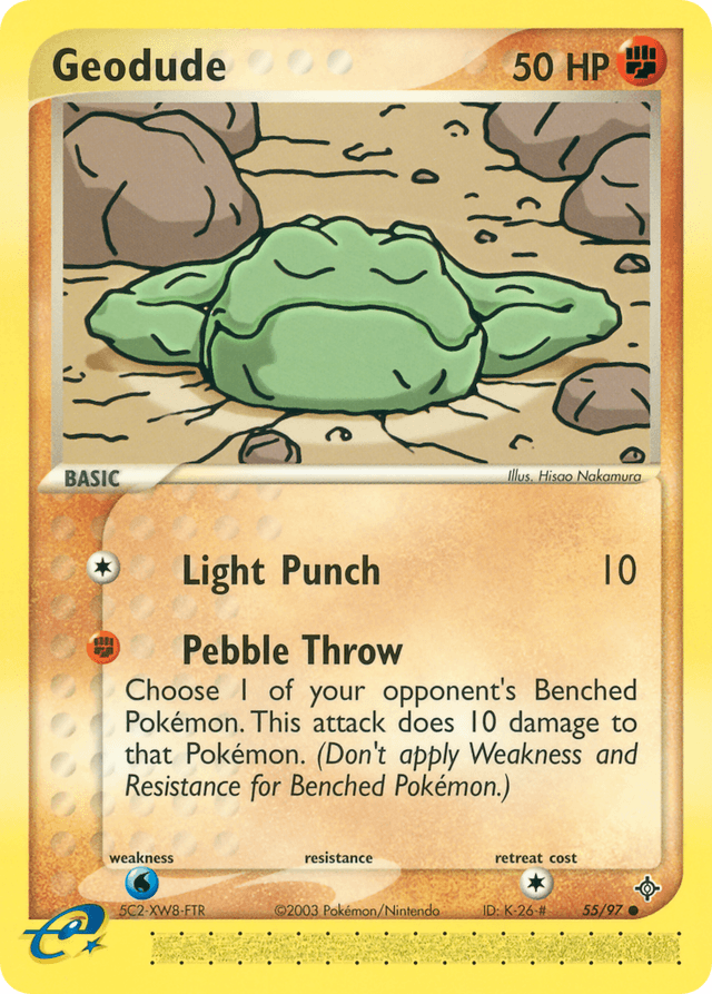 Carta Geodude 55/97 do set Dragon — Pokémon TCG | Bynx