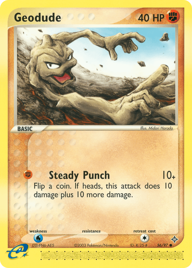 Carta Geodude 56/97 do set Dragon — Pokémon TCG | Bynx