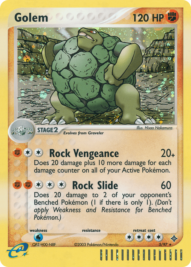 Carta Golem 5/97 do set Dragon — Pokémon TCG | Bynx