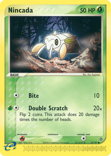 Carta Nincada 67/97 do set Dragon — Pokémon TCG | Bynx