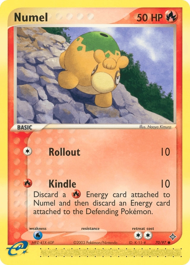 Carta Numel 70/97 do set Dragon — Pokémon TCG | Bynx