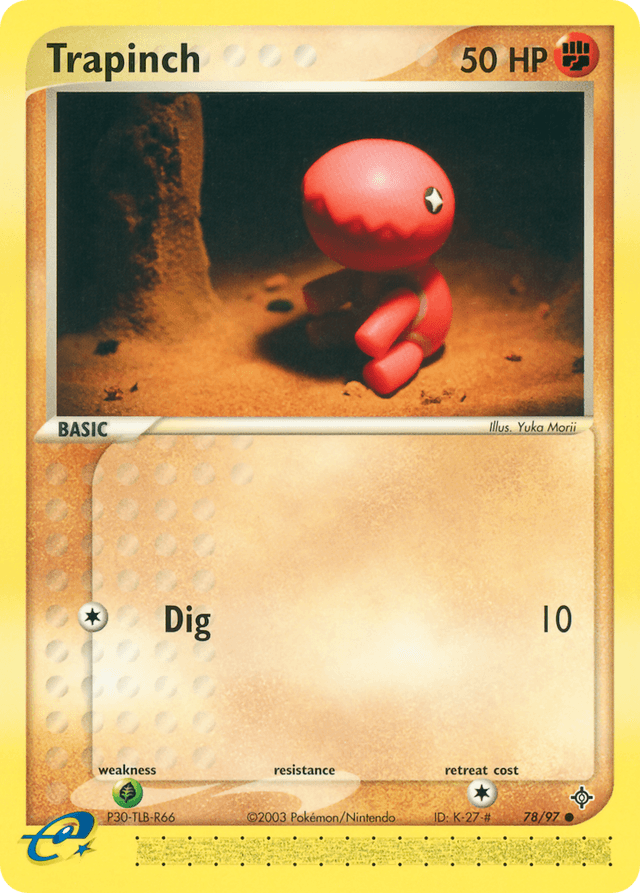 Carta Trapinch 78/97 do set Dragon — Pokémon TCG | Bynx