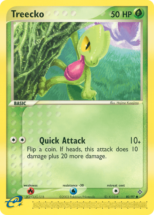 Carta Treecko 80/97 do set Dragon — Pokémon TCG | Bynx