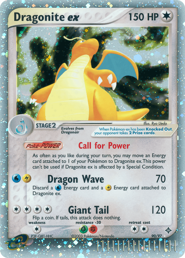 Carta Dragonite ex 90/97 do set Dragon — Pokémon TCG | Bynx