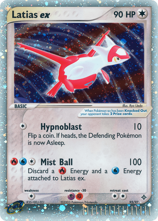 Carta Latias ex 93/97 do set Dragon — Pokémon TCG | Bynx