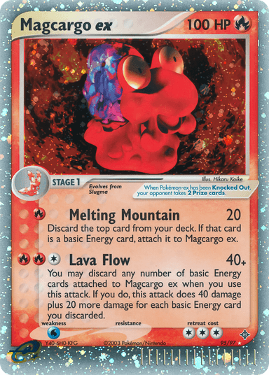 Carta Magcargo ex 95/97 do set Dragon — Pokémon TCG | Bynx