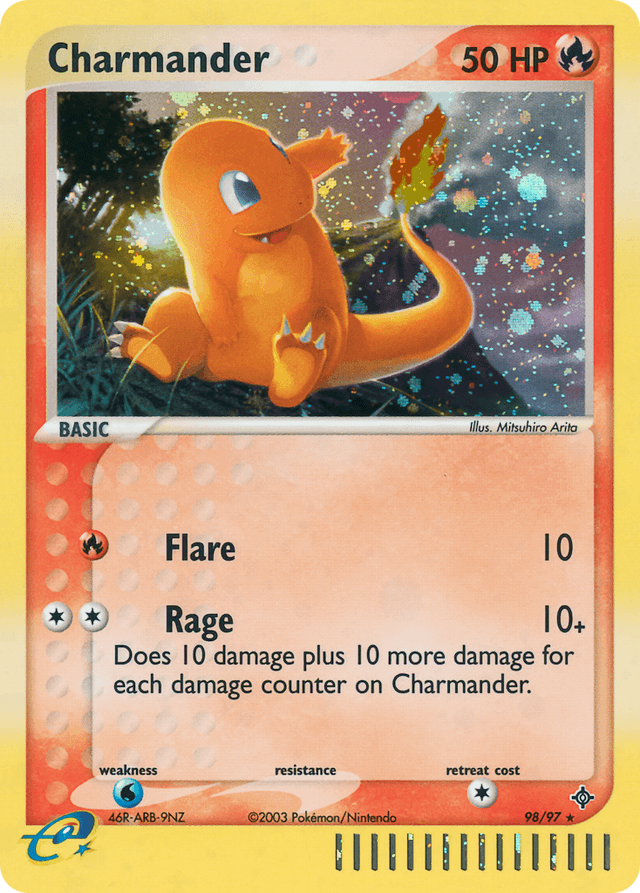 Carta Charmander 98/97 do set Dragon — Pokémon TCG | Bynx