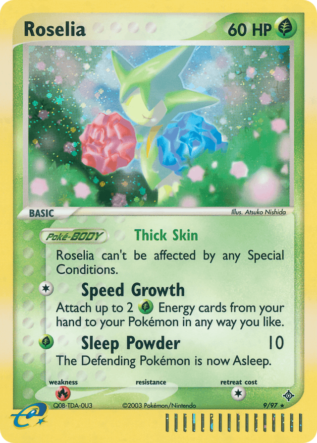 Carta Roselia 9/97 do set Dragon — Pokémon TCG | Bynx