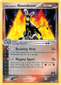 Team Magma's Houndoom 10 — Team Magma vs Team Aqua