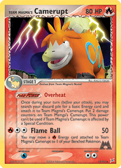 Team Magma's Camerupt 19/95 — Team Magma vs Team Aqua